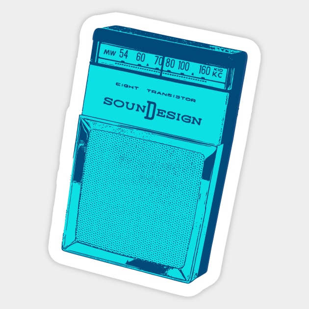 Radio Radio Sound Salvation Sticker by HMK StereoType